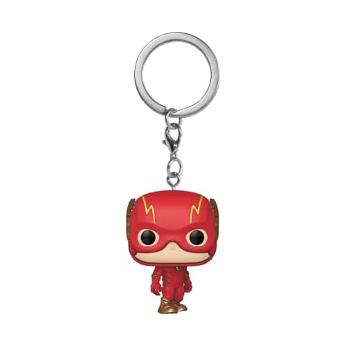 Image of Funko POP! Keychain: DC - the Flash - DC Comics Novelty Keyring - Collectable Mini Figure - Stocking Filler - Gift Idea - Official Merchandise - Comic Books Fans - Backpack Decor