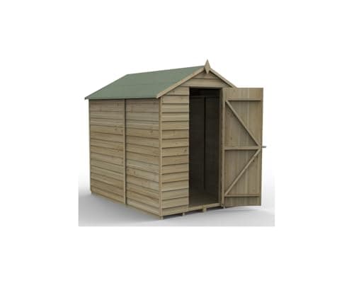 Image of Forest Garden 4LIFE Apex Shed 5x7 | Single Door | No Window|25 Year Anti-Rot Guarantee