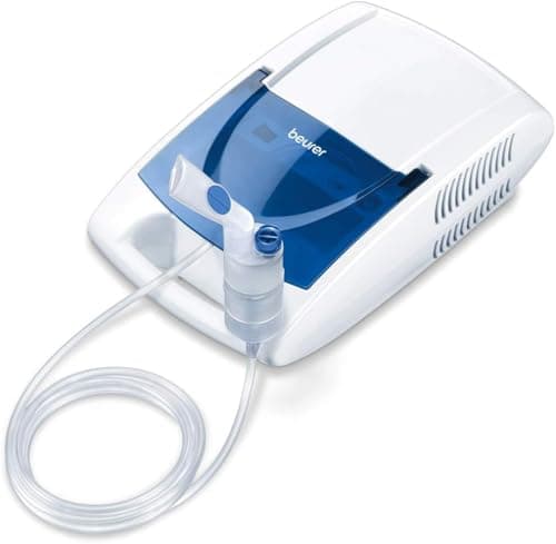 Image of Beurer IH21 Home-Use Nebuliser, Electric Inhaler for Nebulising Liquid Medication for Colds, Asthma and Respiratory Diseases, Compressed Air Technology, Nebulisation Capacity (> 0.20 ml/min)