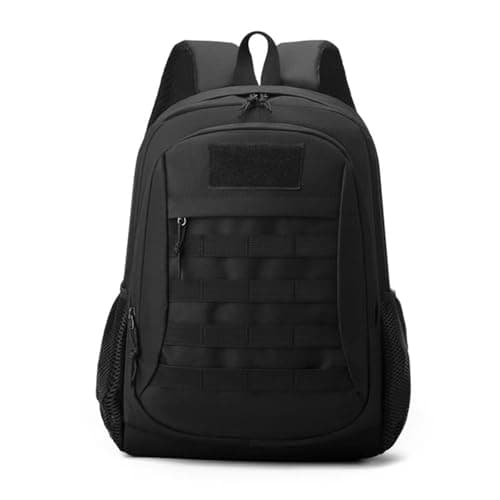 Image of Lawaia 20L Small Tactical Backpack Military Bags Hiking Rucksack Survival Army Bag Rucking Outdoor Sports Packs Molle Gym Backpacks for Men Women Boys Girls Fishing Camping Traveling -Black