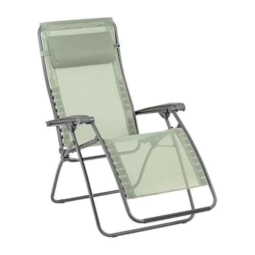 Image of Lafuma Rsxa Clip Batyline® Iso Relax Zero Gravity Garden Furniture Armchair Moss Green