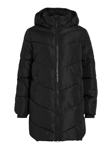 Image of Vila Vimilja Noos Padded Coat, black beauty, 12