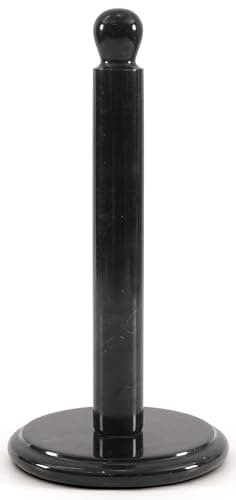 Image of Radicaln Marble Paper Towel Holder White Kitchen Towels Rack Handmade Paper Roll Holder with Stand - Wrapping Paper Holder Towel - Hand Towel Rack Holder