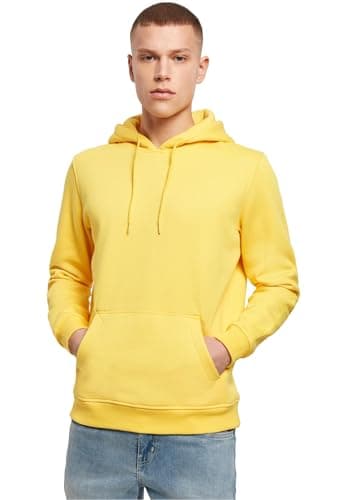 Image of Build your Brand Men's Heavy Hoody, Taxi Yellow., L