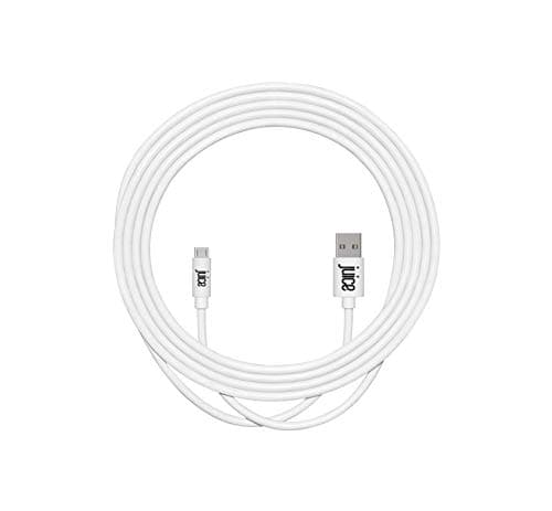 Image of Juice Micro USB 3m Charger and Sync Cable for Android Samsung Galaxy S7,S6,S5, Huawei, Xiaomi, Nokia, Sony, Nexus, HTC, Kindle - White