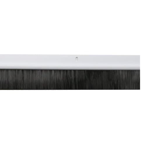 Image of Stormguard Door Bottom Brush 914mm White Aluminium draught excluder sweep seal