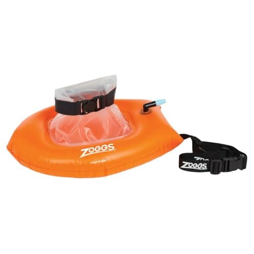 Image of ZOGGS TOW FLOAT PLUS, Highly Visible Swim Buoy, Safety Buoy for Open Water Swimmers, Triathletes, Snorkeling, Safe Swim Training