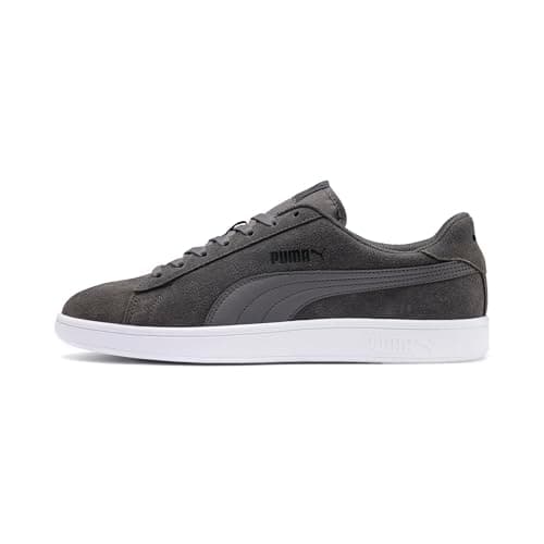 Image of Puma SMASH V2, Unisex Adults’ Trainers, Grey (Castlerock-Puma Black-Puma White 32), 12 (47 EU)