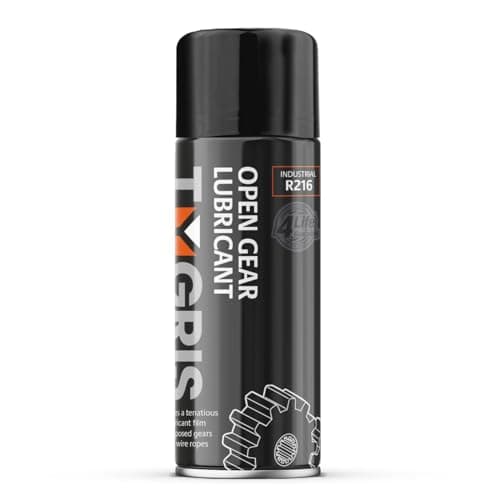 Image of Tygris R216 Open Gear Lubricant – Heavy Duty Industrial Gear Grease Spray, Rust & Corrosion Protection – 400 ml Aerosol – High Performance Lubricant for Chains, Bearings & Machinery