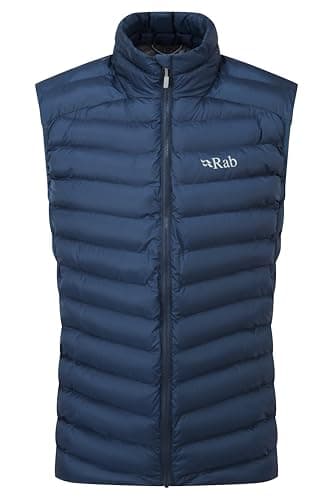 Image of Rab Men's Cirrus Vest - Lightweight Insulated Gilet for Trekking, Climbing, & Everyday Use - Tempest Blue - Medium