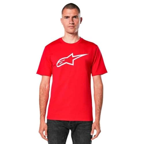 Image of Alpinestars Ageless 2.0 Short Sleeve T-Shirt M Red/White