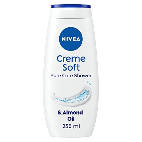 Image of NIVEA Care Shower Creme Soft (250 ml) Enriched with Almond Oil, Moisturising Gel Body Wash, Skin Moisturiser with Mild Scent