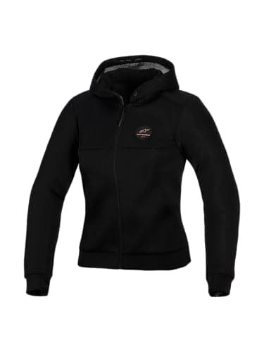 Image of Alpinestars Stella Chrome Superairflow Women's Motorcycle Hoodie, Black, X-Large