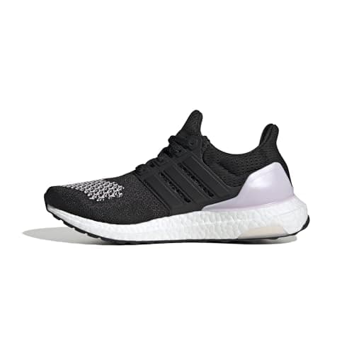 Image of adidas Women's Ultraboost 1.0 Trainers, Black/Black/Transparent Pink, 36 EU, Black, Black, Transparent Pink, 3.5 UK