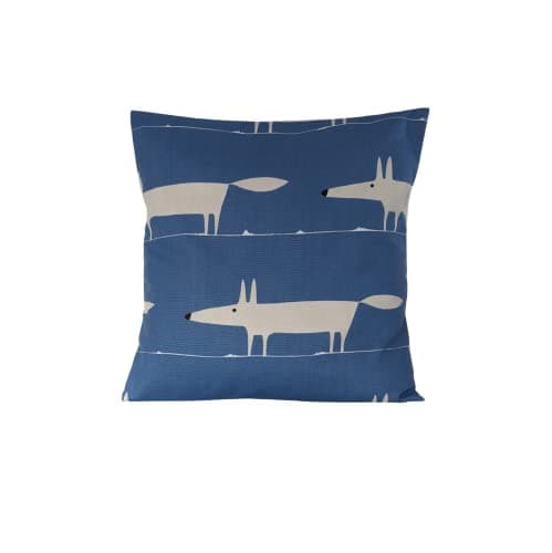 Image of Cushion Cover in Scion Medium Mr Fox Denim Blue 16"
