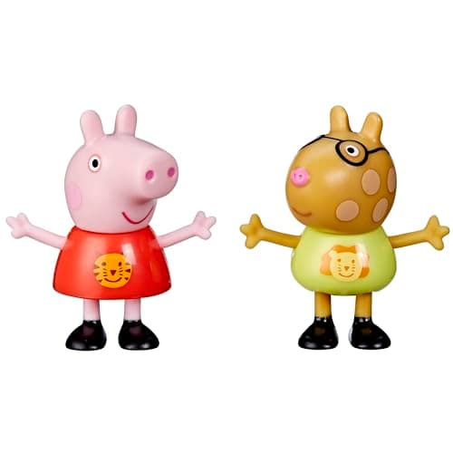 Image of Peppa Pig Toothbrush (Duo) and Toothpaste Set. Two Peppa Pig Toothbrushes and Strawberry Flavoured Toothpaste for Ages 3-8 Years Old