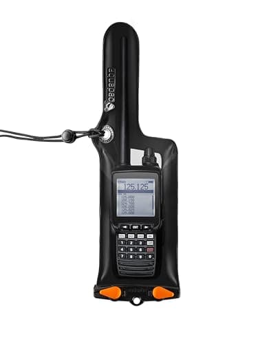 Image of Aquapac Classic Waterproof VHF Radio Case - Small - Plastic Carry Case for Swimming Surfing, Kayaking - Waterproof Cover for Walkie Talkies - Protective & Portable