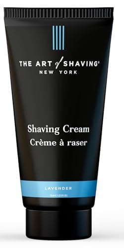 Image of The Art of Shaving Shaving Cream for Men - Shaving Cream Mens Beard Care, Protects Against Irritation and Razor Burn, Clinically Tested for Sensitive Skin, Lavender, 2.5 Fl Oz