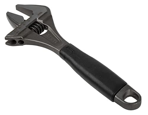 Image of Bahco 9033 Extra Wide Jaw Adjustable Wrench, 270mm Length, Black