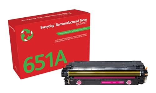 Image of Xerox Everyday Compatible HP 651A HP 650A HP 307A CE343A/CE273A/CE743A Magenta Toner, Standard Capacity, Remanufactured