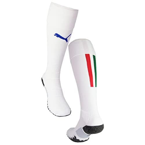 Image of PUMA FIGC Italia Separate Football White Mens Soccer Socks 748847 02