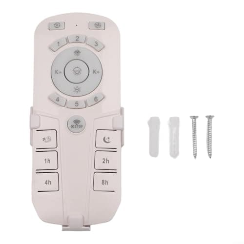Image of QH007 2.4G Remote Controller for DC Inverter Ceiling Fan Lights Featuring Speed and Light Adjustment (B)