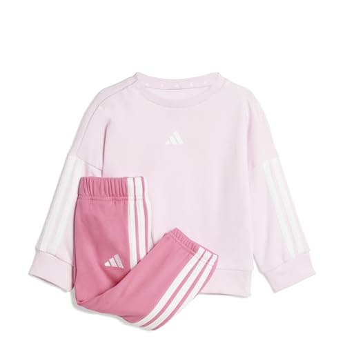 Image of adidas Unisex Baby ESSENTIALS JOGGER, Clear Pink/White/White, 3-6 Months