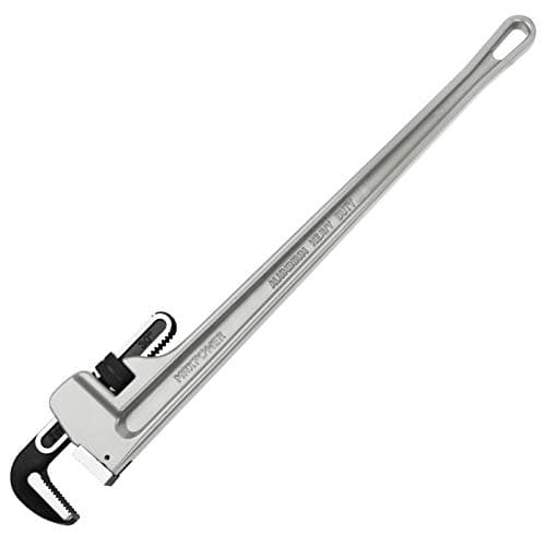 Image of MAXPOWER Pipe Wrench 30-Inch, 760mm/30” Aluminum Straight Pipe Wrench Stillson Heavy Duty Plumbing Wrench Pipe Spanner for Plumber