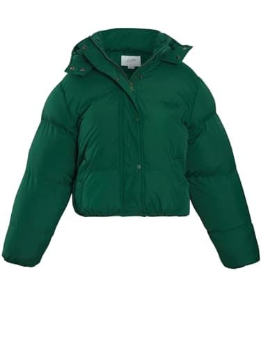 Image of SS7 Girls Puffer Jacket Padded Coat Black Bomber Green Age 10 9 8 12 13 7 11 Years