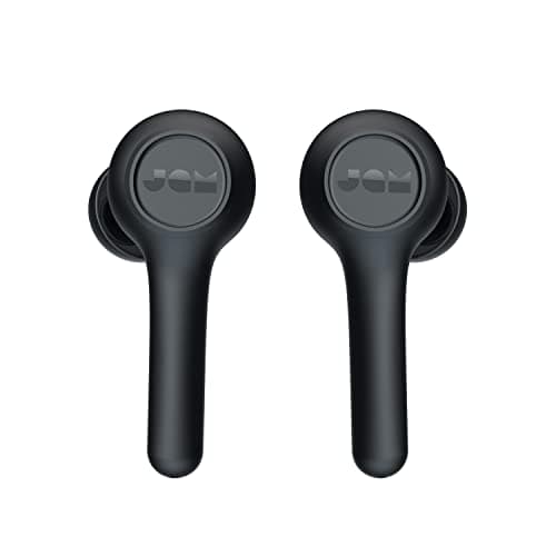 Image of JAM FKA Brands Ltd Jam TWS Exec Earbuds In-Ear Bluetooth Headphones, Wireless Audio, Rechargeable, Built-in Microphone, 32 Hours Playtime with Portable Charging Case, IPX4 Sweat Resistant - Black