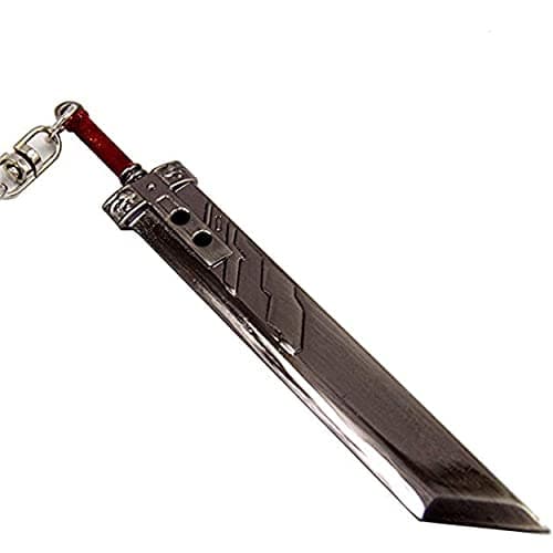 Image of 4" Final Fantasy VII 7 Crisis Core Metal Key Chain #2 ~Cosplay~