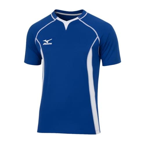 Image of Mizuno Kids Takeshi Training Rugby Shirt/RRP £30 (UK, Age, 12 Years, Regular, Blue)
