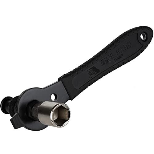 Image of Bikehand Bike Crank Extractor Puller Remover for Square Taper Taper and Splined ISIS Drive, Octalink Crankset - Easy Bicycle Crank Arm Removal Tool