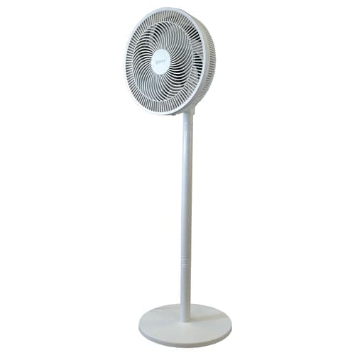 Image of Igenix IGFP012W 12” Pedestal & Desk Fan – 7 Blade Design for Stronger Breeze, 3 Speed Settings, Adjustable Height, Converts from Desk to Floor Fan, Quiet Cooling for Home & Office, White