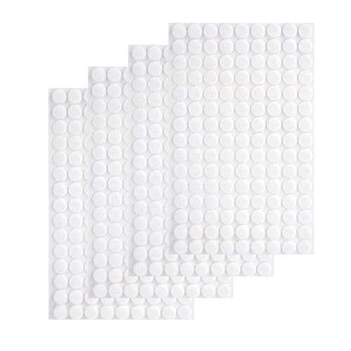 Image of Wosyoodo 540Pcs Self Adhesive Dots, 270 Pairs 10mm Double Sided Sticky Dots, Hook and Loop Dots, Round Sticky Pads, Double Sided Nylon Sticky Coins Tapes for Home School Office