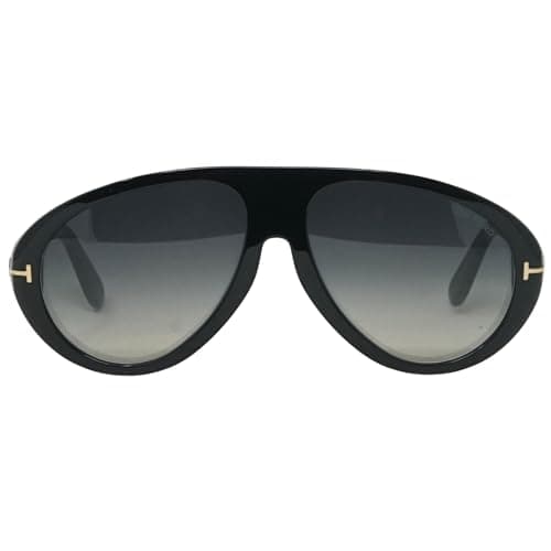Image of Tom Ford CAMILLO-02 FT 0988 Shiny Black/Grey Shaded 60/15/140 unisex Sunglasses