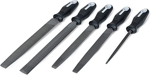 Image of Nicholson Crescent 22040HNNN General Purpose File Set with Ergonomic Handles, 5 Pieces Multicolor one Size