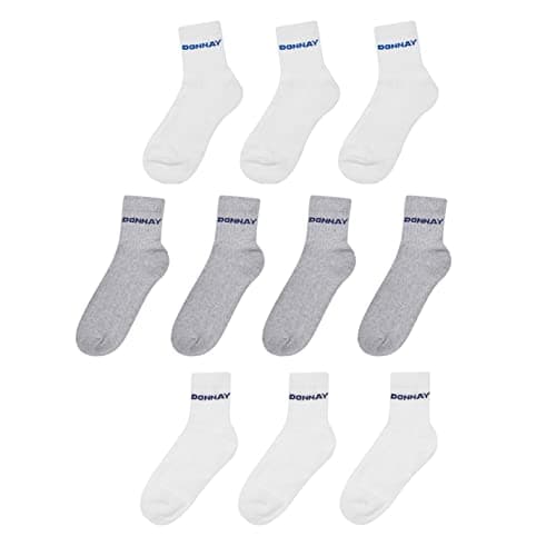 Image of Donnay Kids 10 Pack Quarter Socks Junior