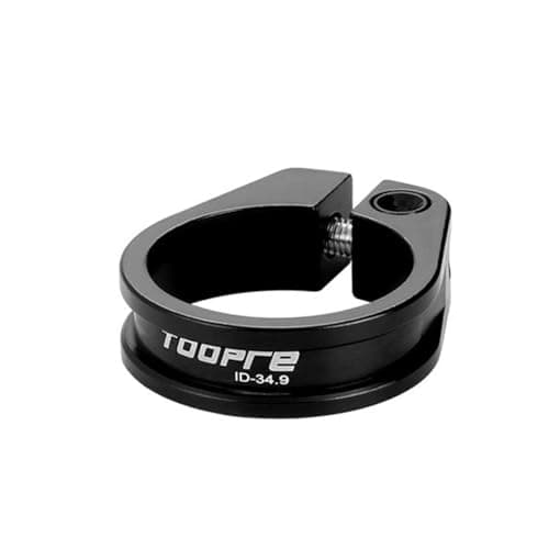 Image of HOUSON Bicycle seat clamp, Aluminum Alloy Bicycle seat Post clamp Quick Release for Mountain Bike seat Tube Black 34.9mm