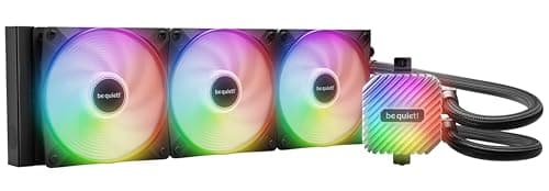 Image of be quiet! Light Loop 360 mm Black Water Cooling for Heavily Overclocked Systems, 3x Light Wings LX 120 mm PWM High-Speed ARGB Fan, Stylish Cooling Block, with PWM Hub, Extremely High Cooling