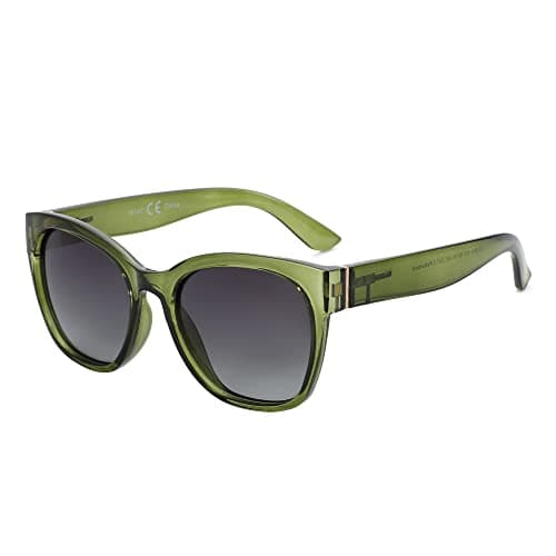 Image of ZENOTTIC Cat Eye Polarized Sunglasses for Women - Oversized Sun Glasses UV400 Protection Retro Shades Designer Style