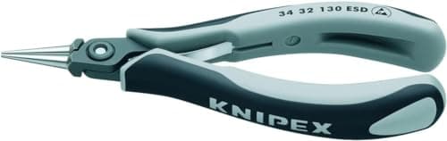 Image of KNIPEX Precision Electronics Gripping Pliers ESD with Multi-Component Handles 130 mm, 34 32 130 ESD