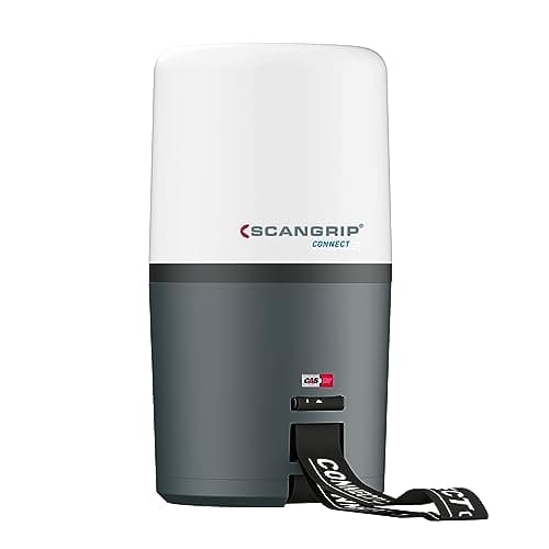 Image of SCANGRIP Area 6 Connect 6000 Lumen LED Work Light, 360° Illumination, Power Tool Battery Operated, Portable, Compact, Cordless, Integrated Hook for Flexible Positioning