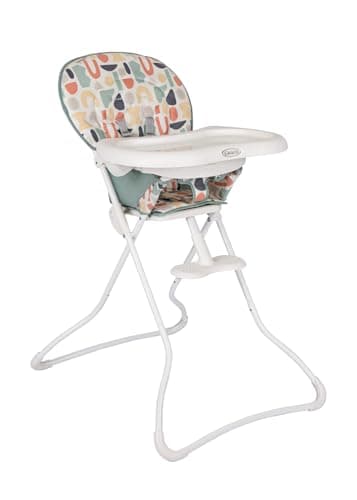 Image of Graco Snack N' Stow Highchair with Compact fold, Lightweight at only 5.4kg and freestanding fold, Playtime Fashion