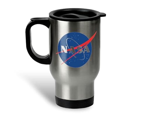 Image of NASA - Space Program - Stainless Steel Travel Mug in Silver