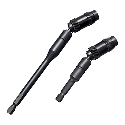 Image of Litorange 2 Pcs Magnetic Pivot Drill Bit Holder,1/4" Hex Pivoting bit Holder, 20 Degree Rotary Quick Release Drill Extension Screwdriver Bit Holder for Narrow Spaces or Corners