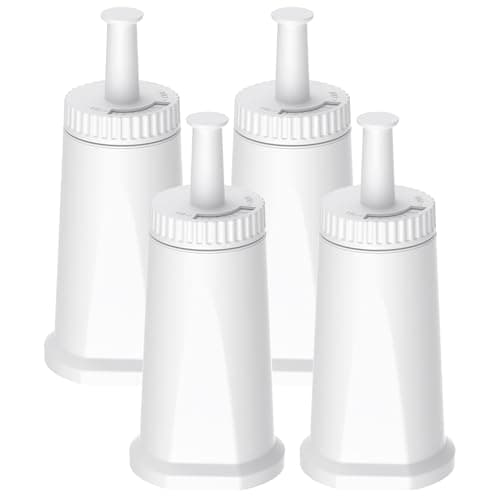 Image of 4 Pack Water Filter Replacement for Sage® Coffee Machine SES008WHT0NEU1, BES008, Compatible with Barista SES810/SES875/SES880/SES920/SES980/SES990, Barista Express Water Filter,TÜV SÜD Certified