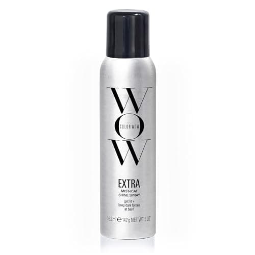 Image of COLOR WOW Extra Mist-ical Shine Spray – Super-Fine Glossing Mist for Silky Hair with Frizz Control, Heat Protection + UV-Activated Shine, 162ml