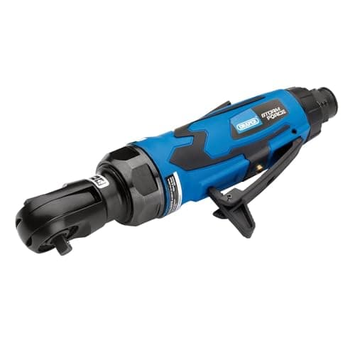 Image of Draper 65018 Storm Force Stubby Air Ratchet (1/4" Square Drive), Blue