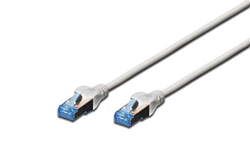 Image of Digitus LAN Cable Cat 5e - 15m - CCA Network Cable with RJ45 - SF/UTP Shielded - Compatible with Cat6 & Cat5 - Grey